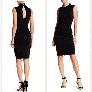 Haute Hippie Black Midi Dress